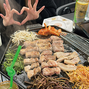 留学中は韓国グルメを楽しみました!
